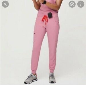 FIGS pink Zamora joggers